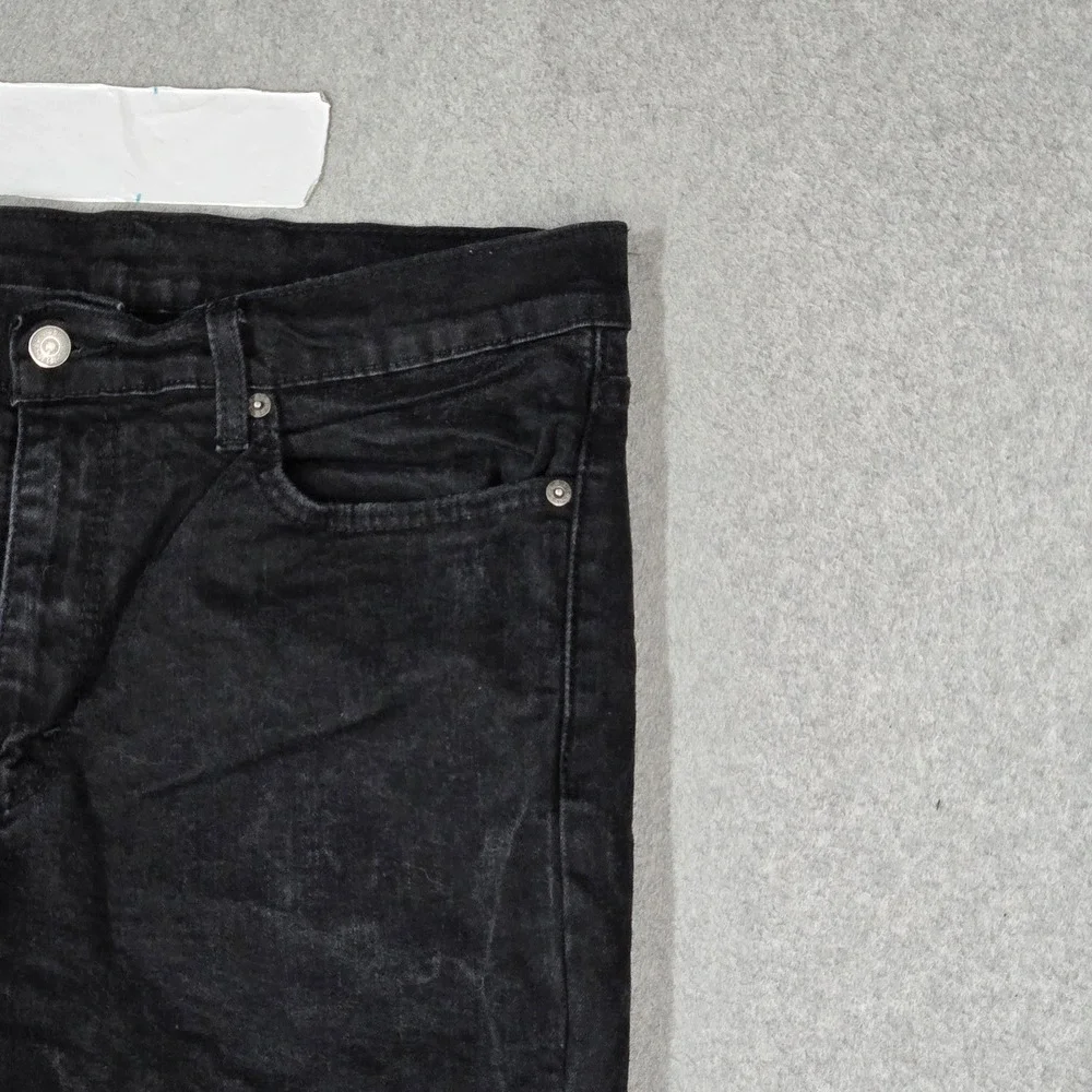 Levi's 511 Men Jeans 36X32 Black Denim Slim Fit 30